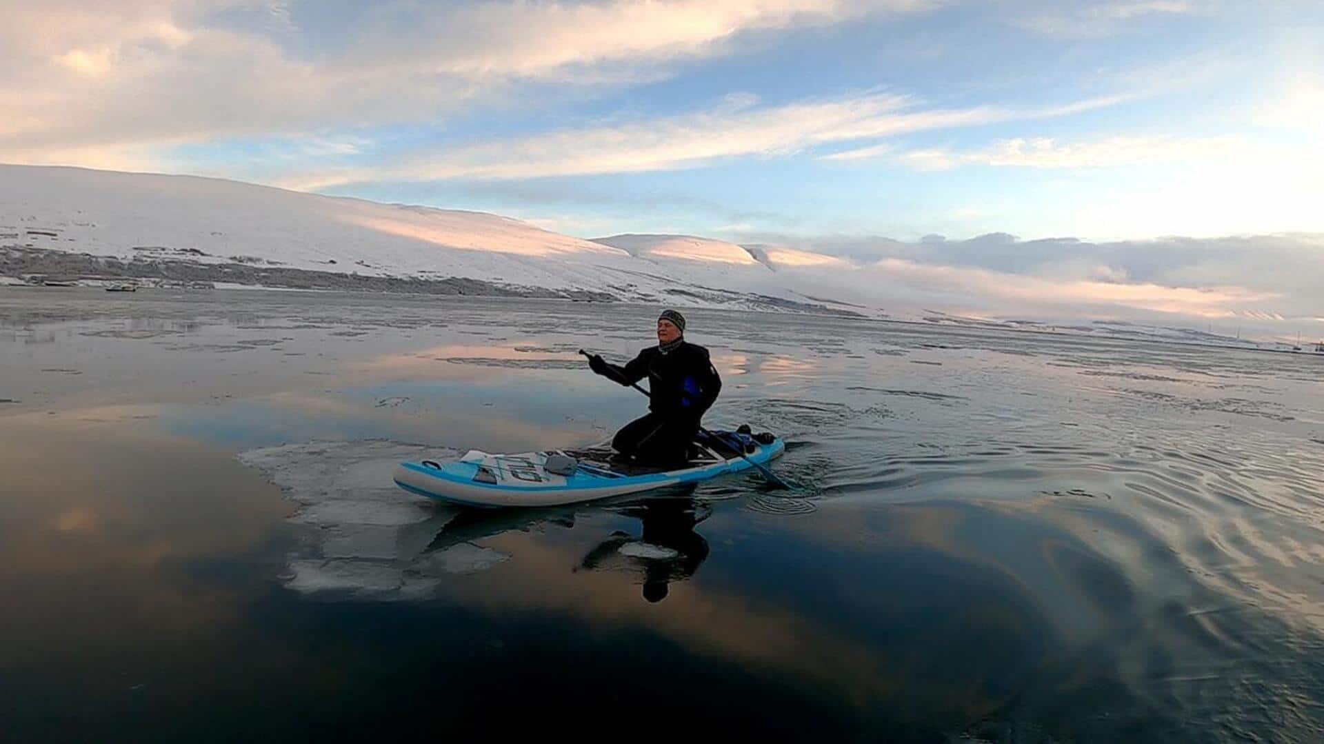 Paddleboarding in glacier lagoons: How to go about it