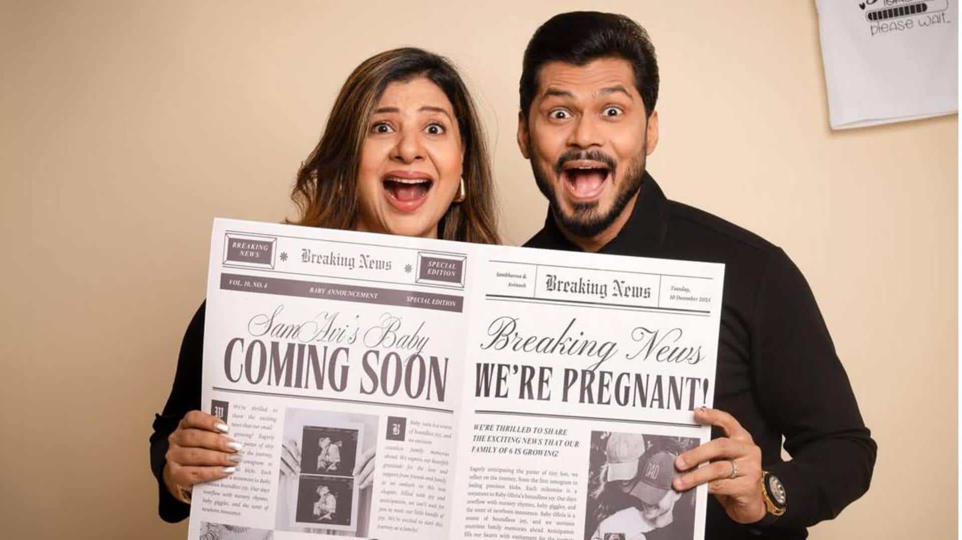 TV actor Sambhavna Seth, husband Avinash Dwivedi announce pregnancy