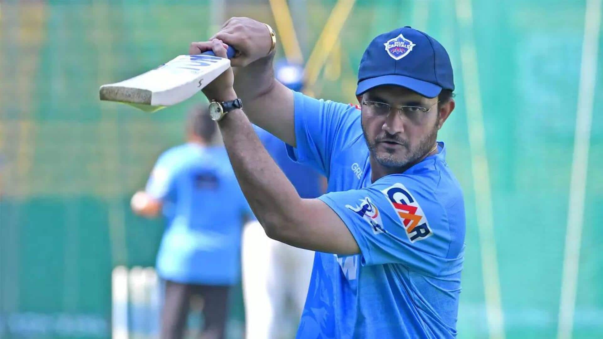 Former Indian captain Sourav Ganguly named Delhi Capitals head coach
