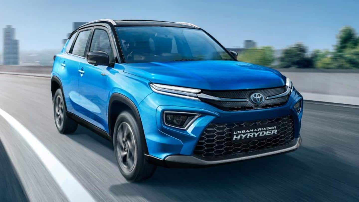 Toyota reveals prices of the Urban Cruiser Hyryder in India