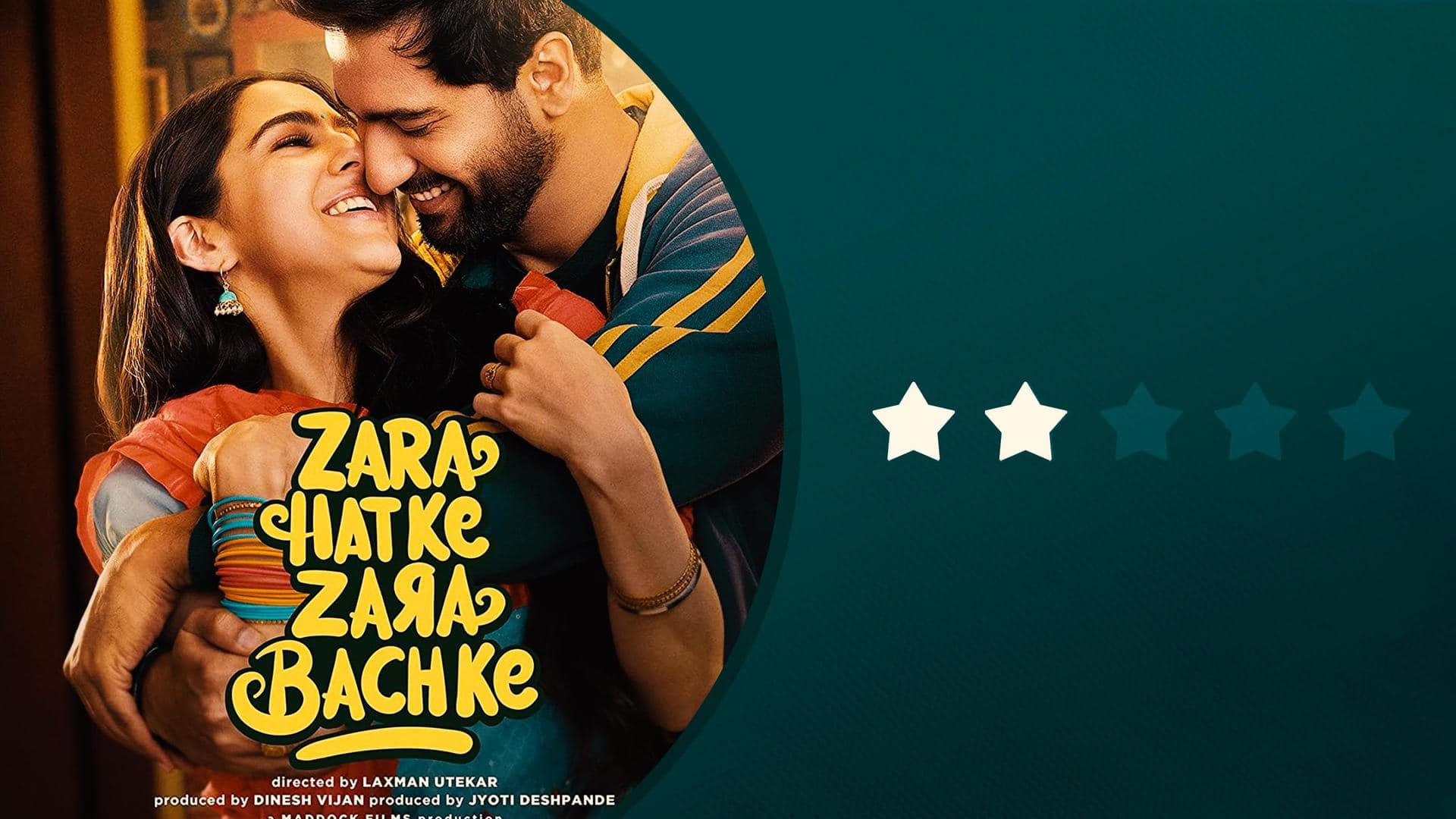 #NewsBytesReview: Stay 'Zara Hatke Zara Bachke' from Vicky-Sara's sloppy drama