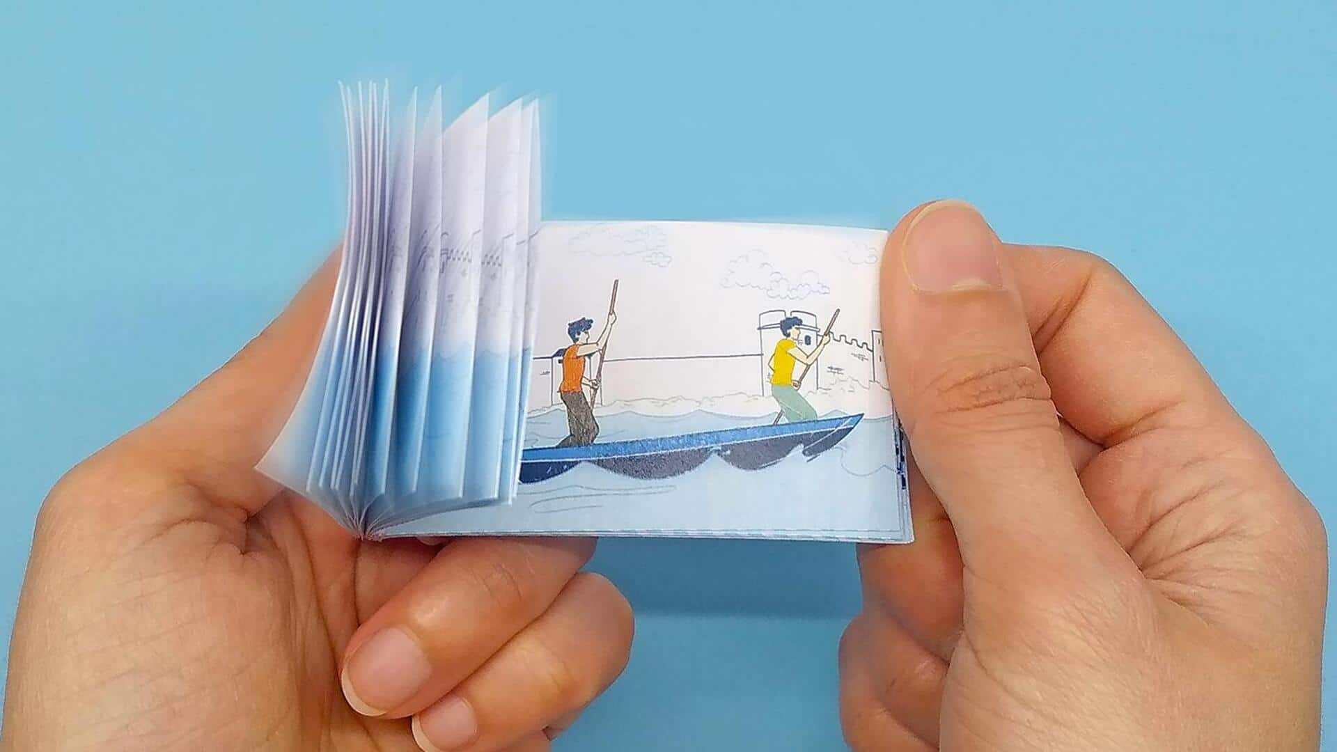 Crafting visual narratives with flipbook animation