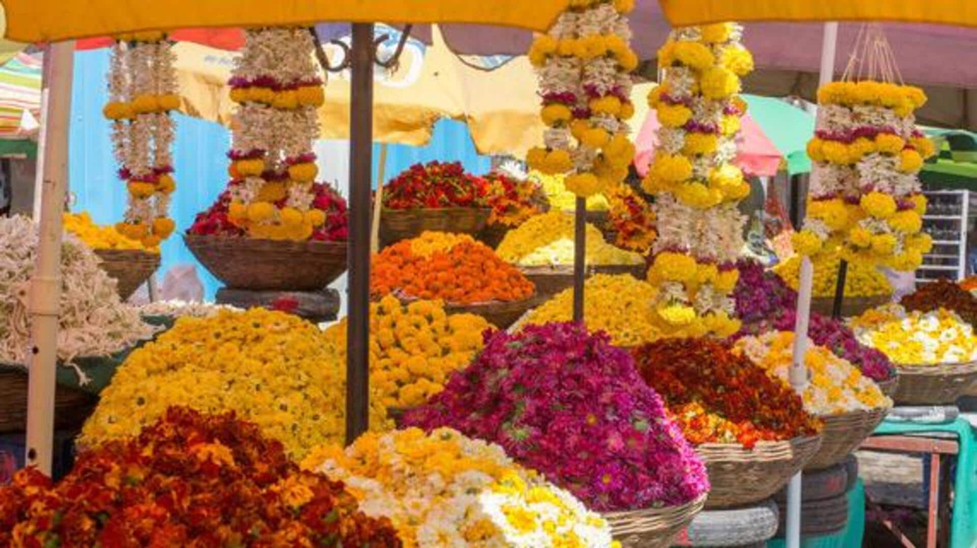 You must visit these flower markets in India You must visit these flower markets in India
