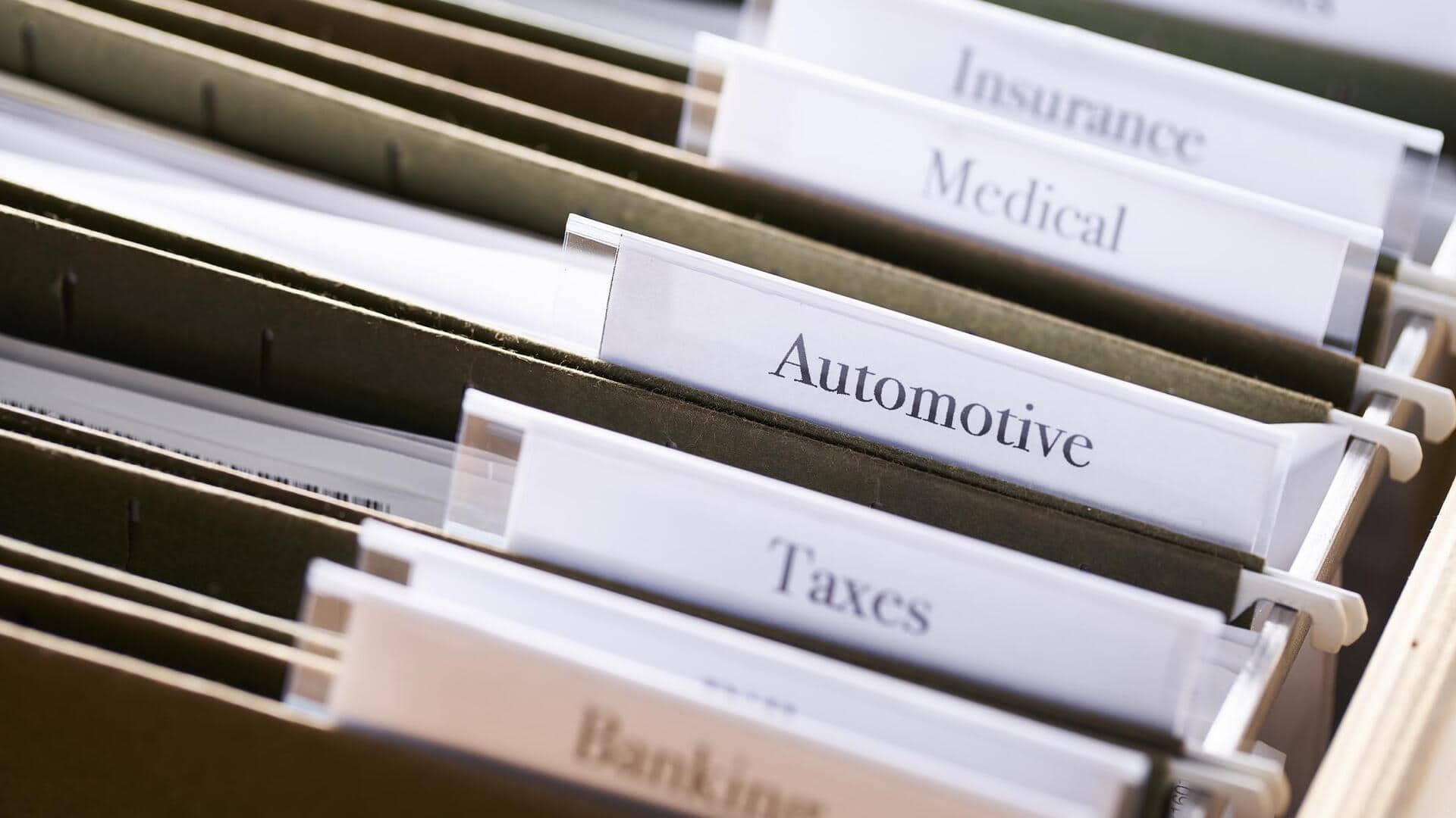 How to store important papers at home