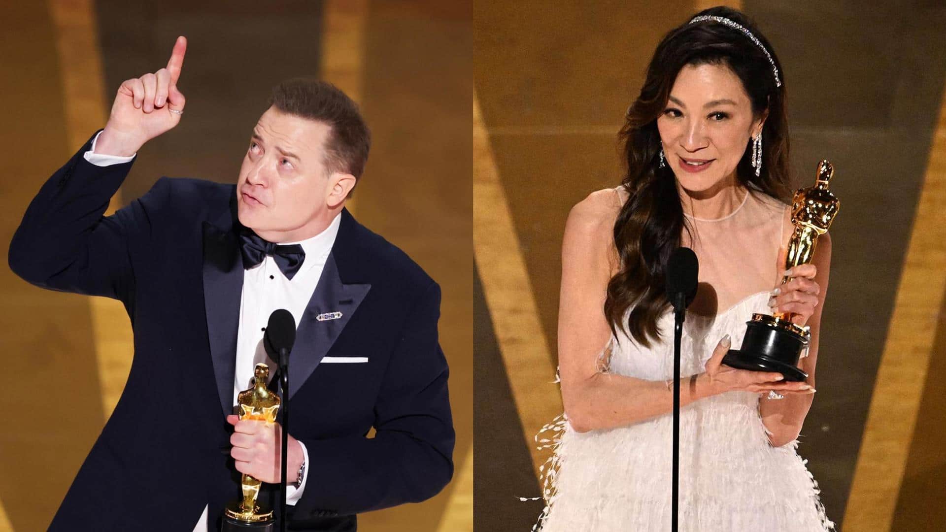 Oscars 2023: Brendan Fraser, Michelle Yeoh clinch Best Actor awards