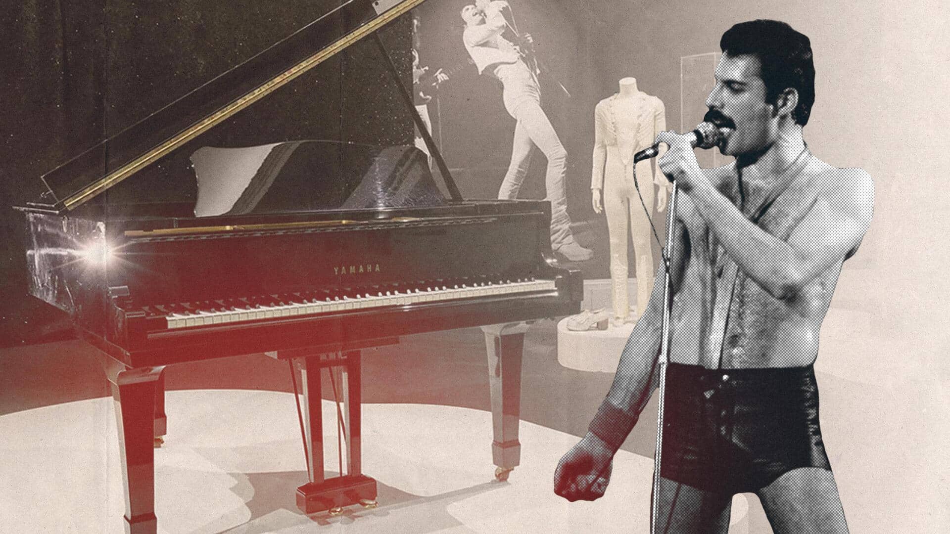 Freddie Mercury's piano to grab center stage at London auction