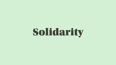 Word of the Day: Solidarity