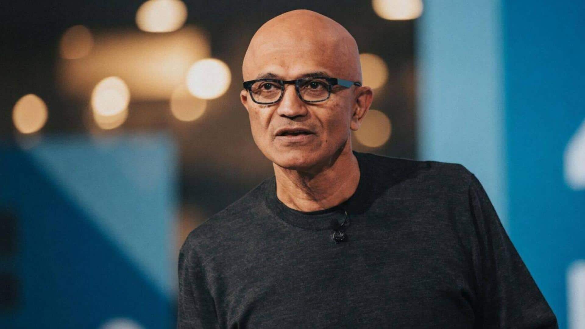 Microsoft paid CEO Satya Nadella $96.5B in FY25