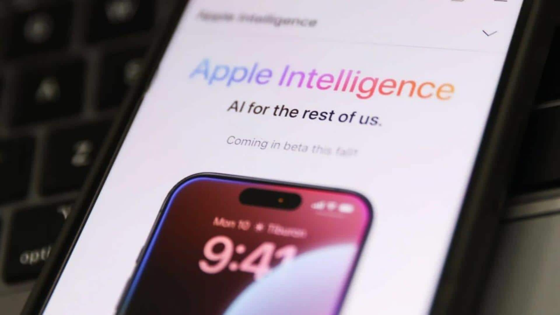 'Wants belongings back': Man learns about breakup via Apple Intelligence