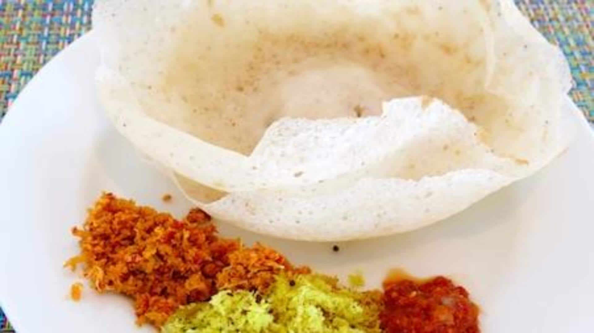 Vegan Sri Lankan hoppers: A step-by-step guide