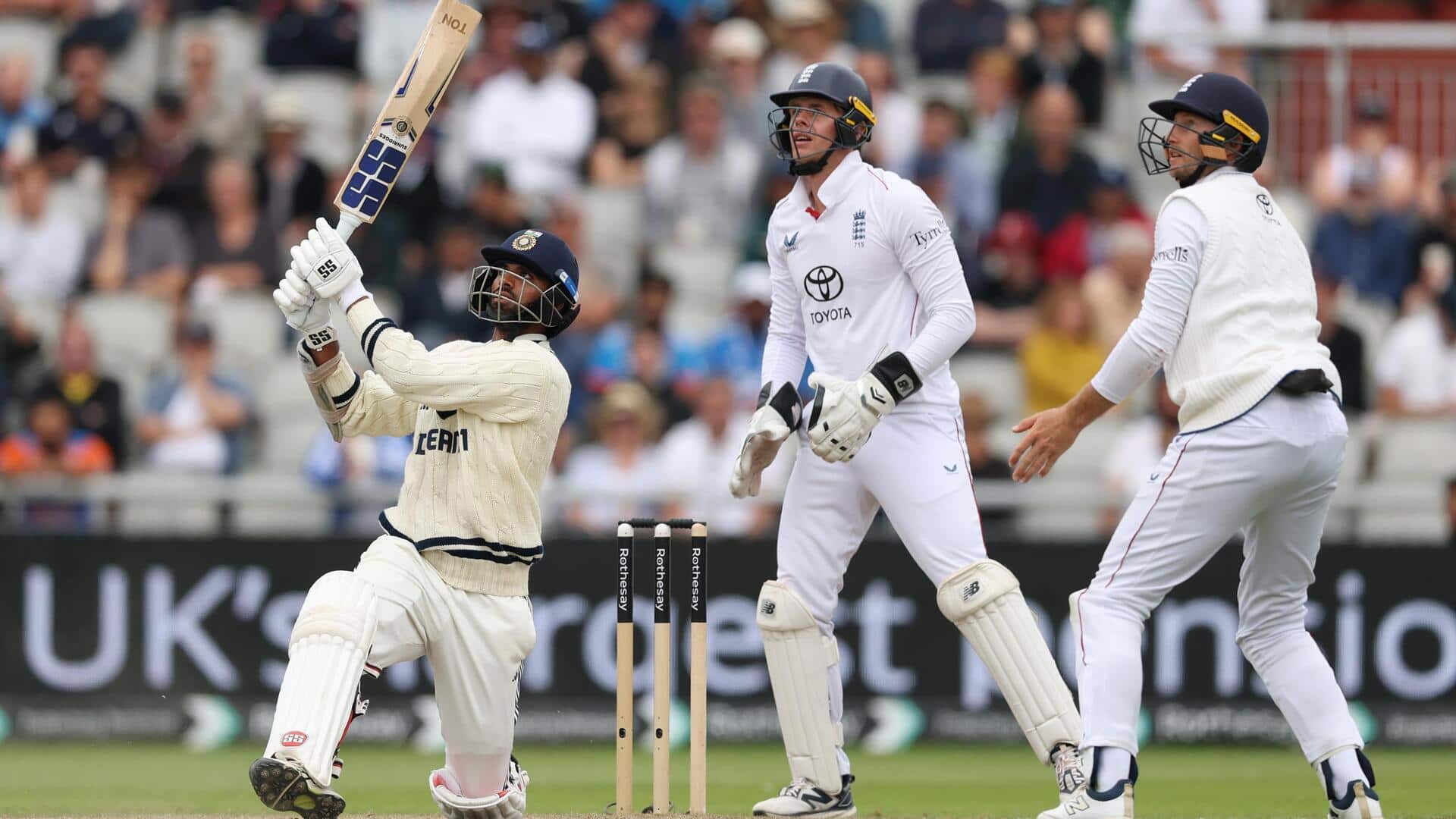 Washington Sundar hammers his maiden century in Test cricket: Stats Washington Sundar hammers his maiden century in Test cricket: Stats