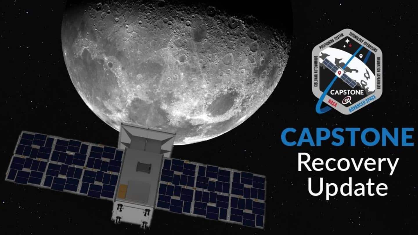How NASA successfully stopped the uncontrolled spinning of CAPSTONE spacecraft?