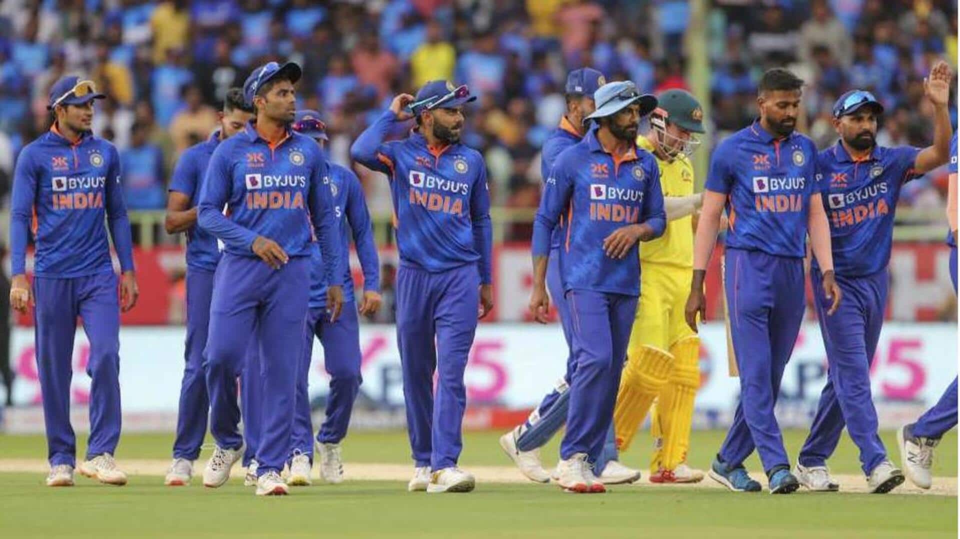 India eye first ODI series win against Australia since 2020  