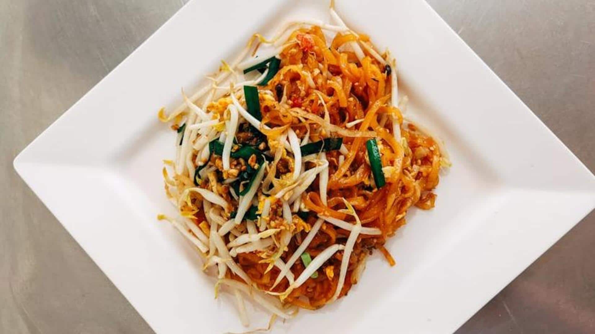 Try this tofu pad Thai recipe for a flavorsome day
