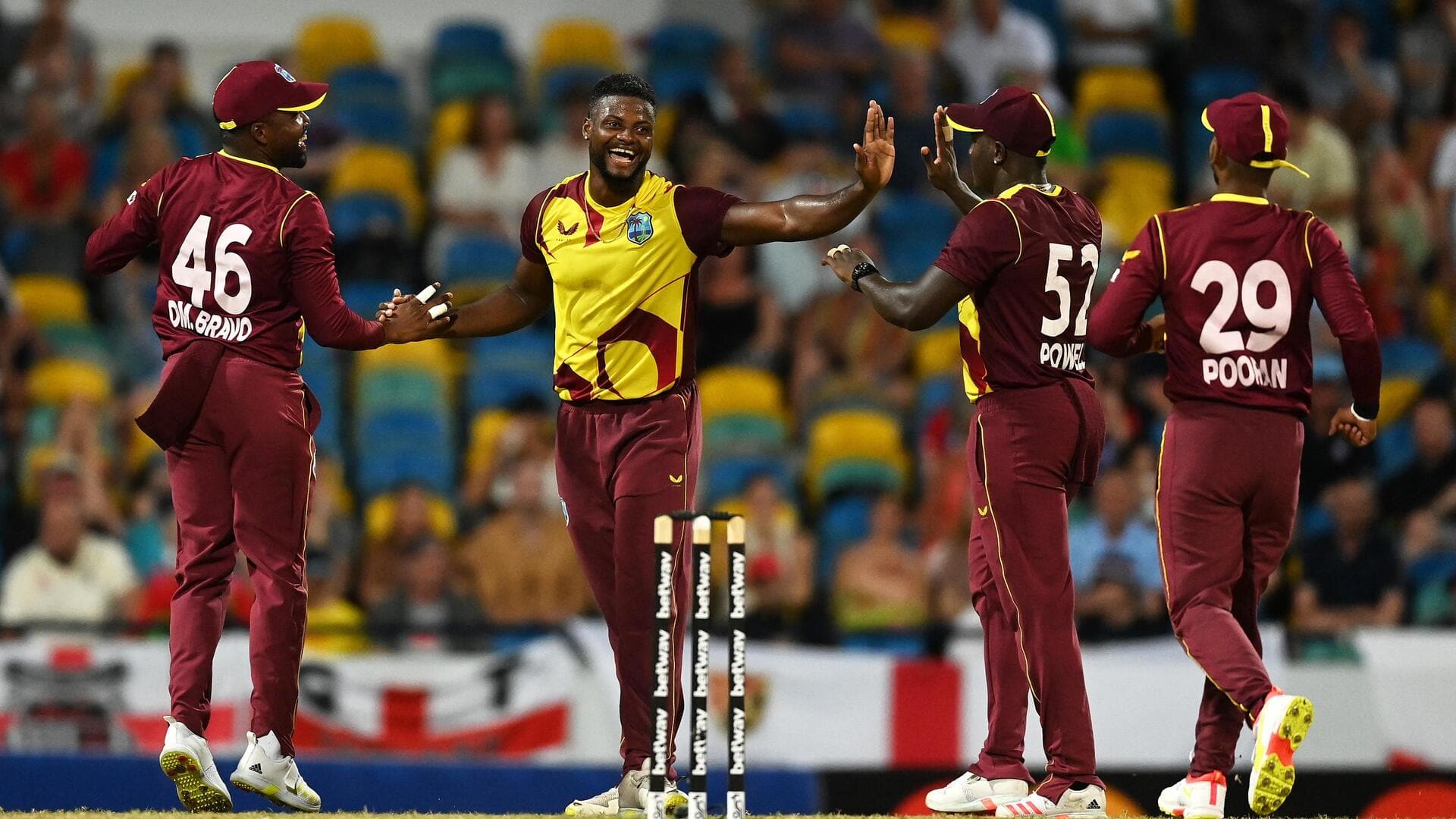 2nd T20I: All-round West Indies seal series against SA