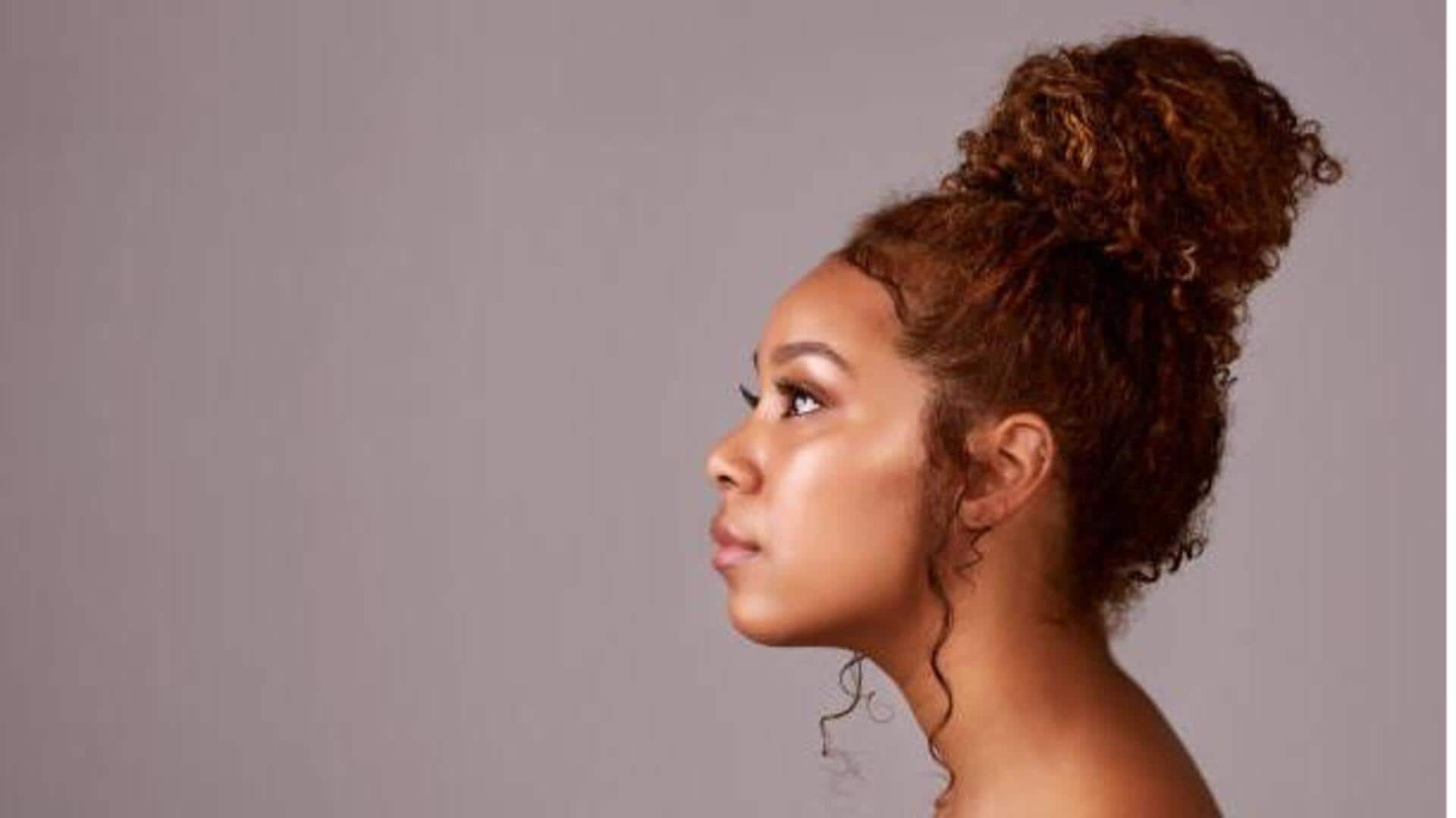 Curly hair? Try these gorgeous updos