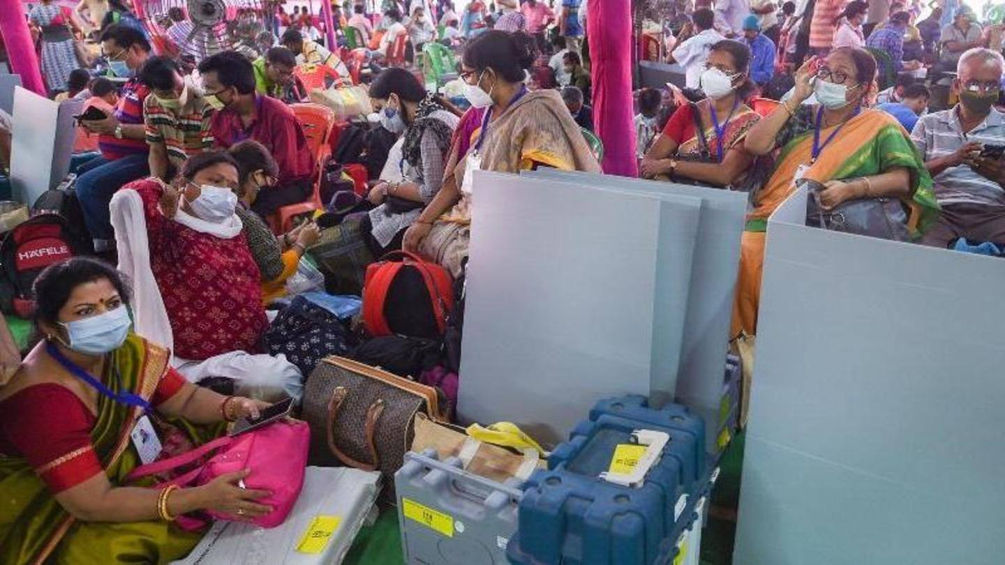 'Amid pandemic, EC decided to hold polls in 8 phases' 'Amid pandemic, EC decided to hold polls in 8 phases'