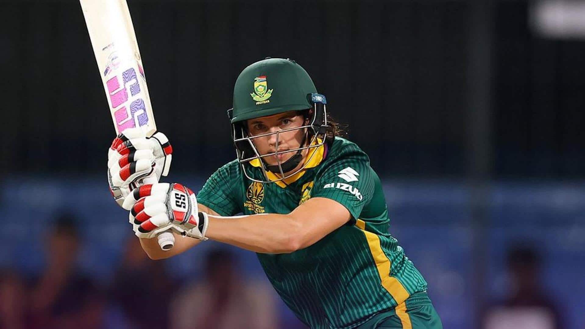 Womens's World Cup, Tazmin Brits floors NZ with 101: Stats
