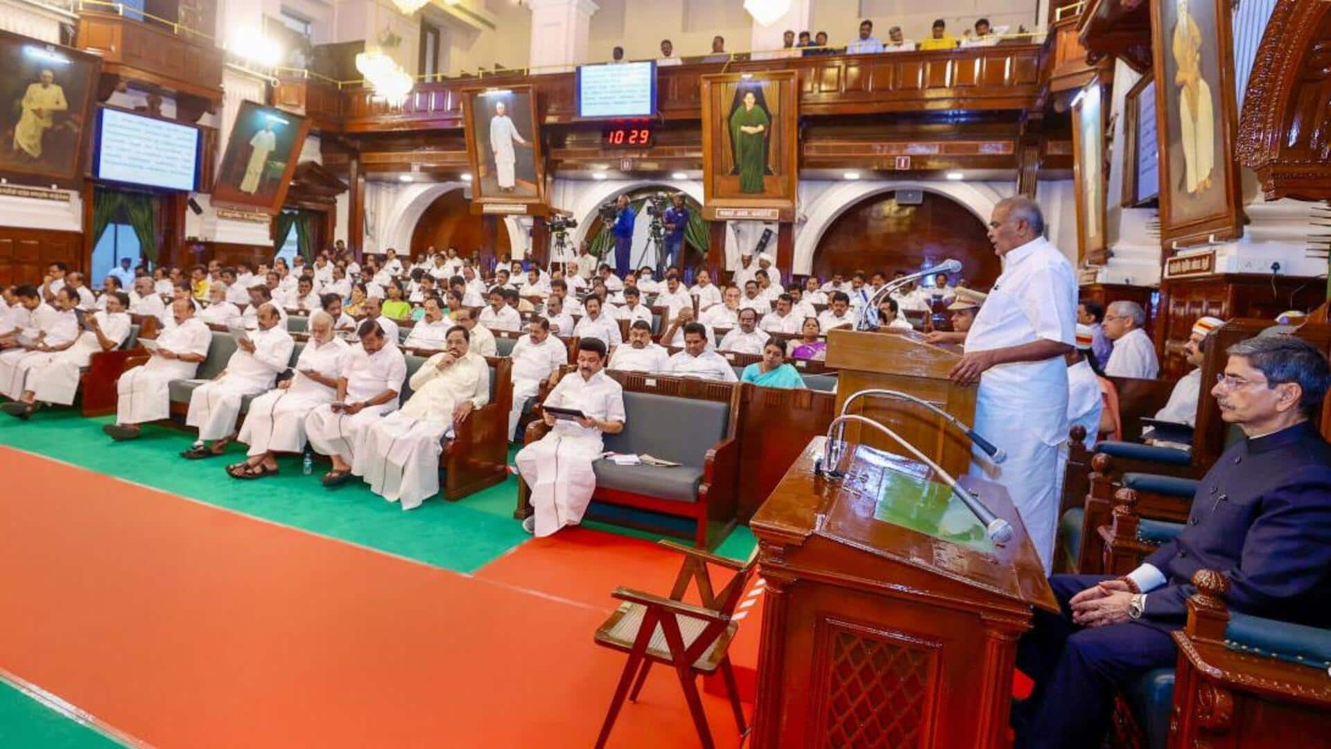 'National anthem insulted': Tamil Nadu governor walks out of assembly