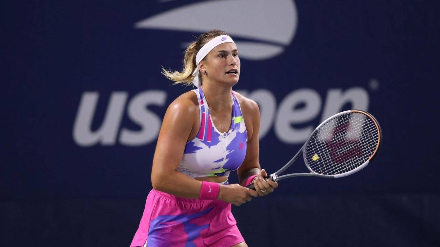 World number six Aryna Sabalenka willed herself to an arduous win over Esto...