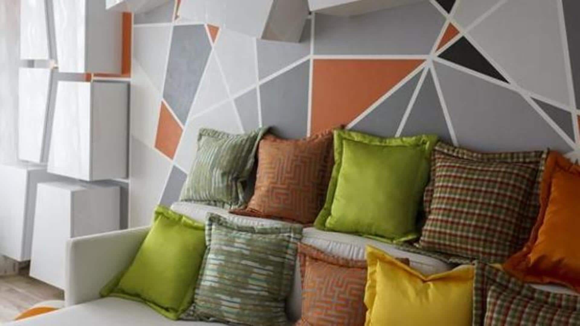 Add a modern touch to rustic decor with geometric patterns Add a modern touch to rustic decor with geometric patterns