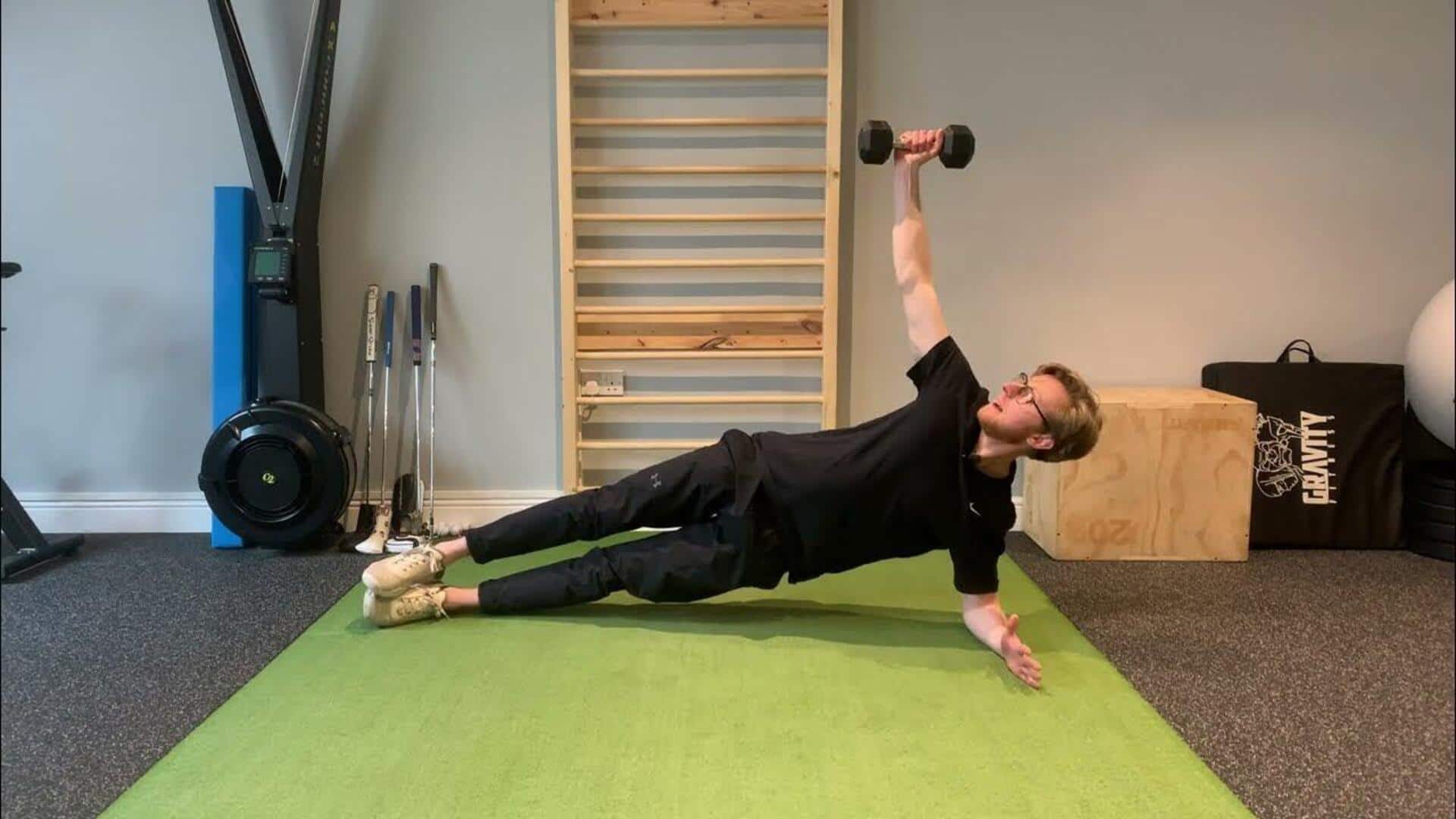 Side plank rotation: What it is actually 