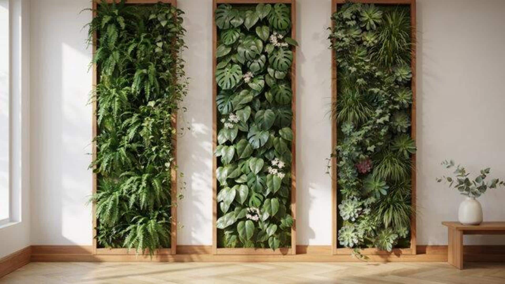 How to create a vertical garden wall 
