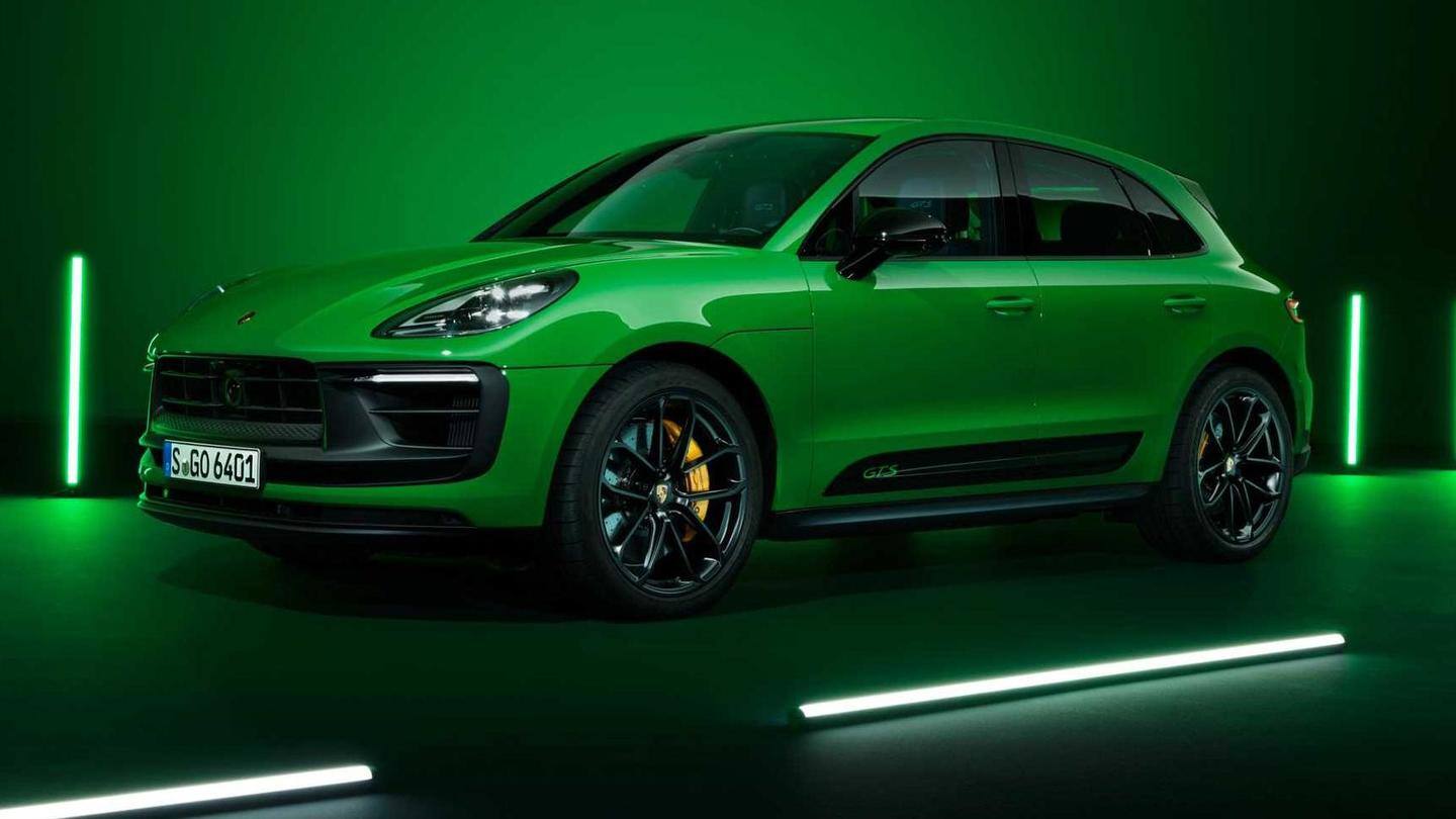 The car has a large black grille and quad exhausts The car has a large black grille and quad exhausts
