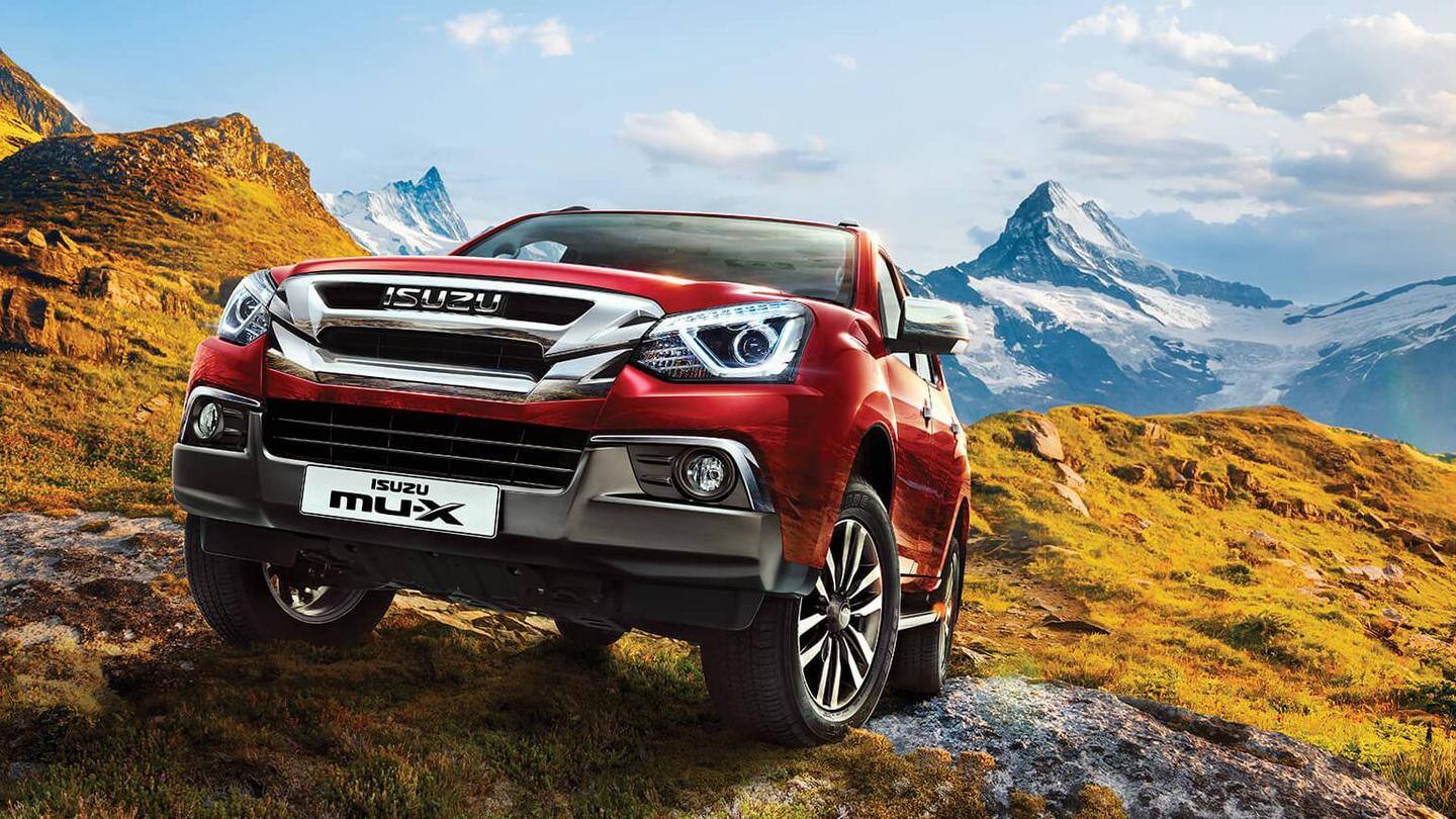 ISUZU MU-X is now up to Rs. 14,730 more expensive ISUZU MU-X is now up to Rs. 14,730 more expensive