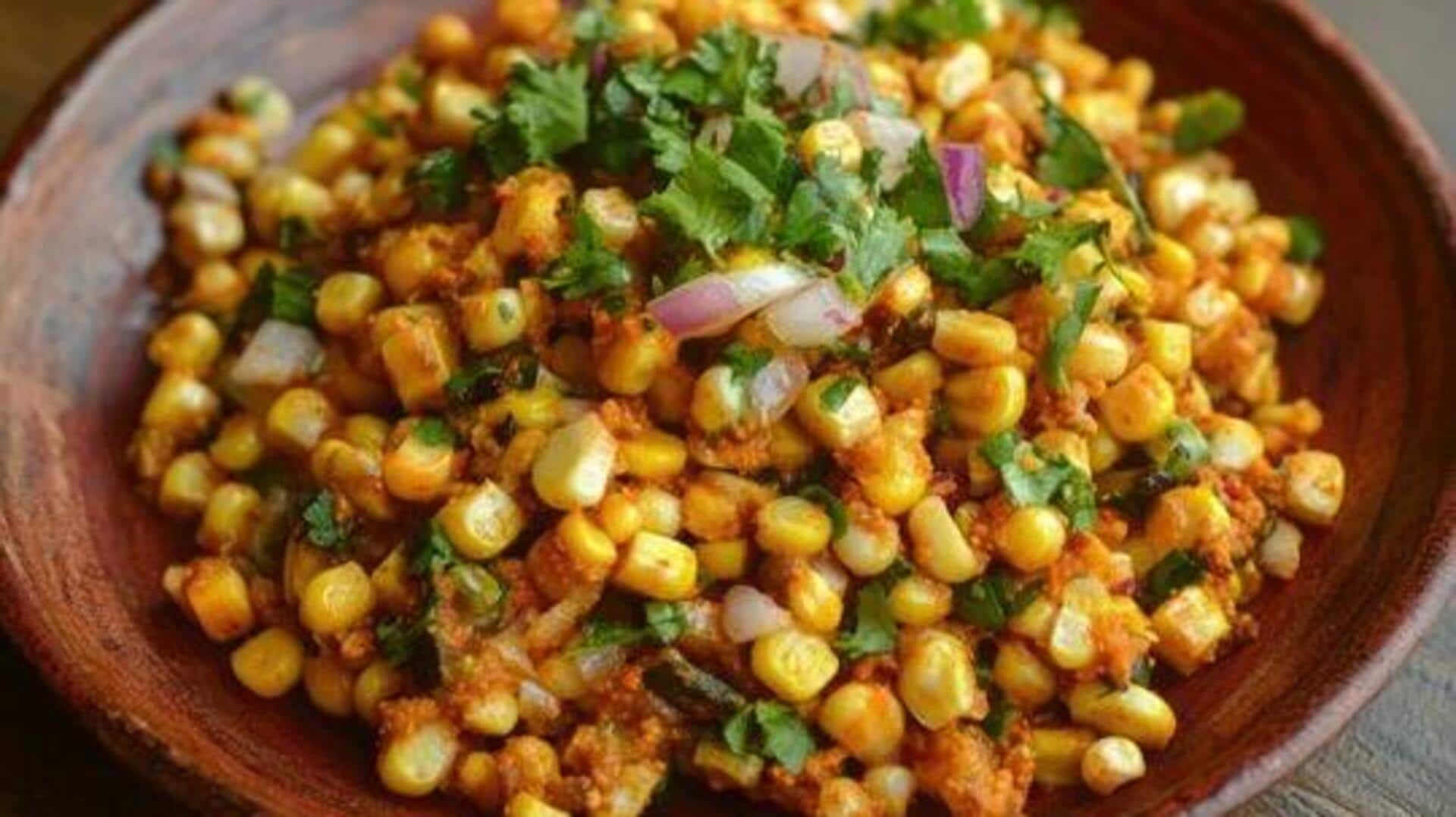 Nothing beats this spicy roasted corn on a rainy day 