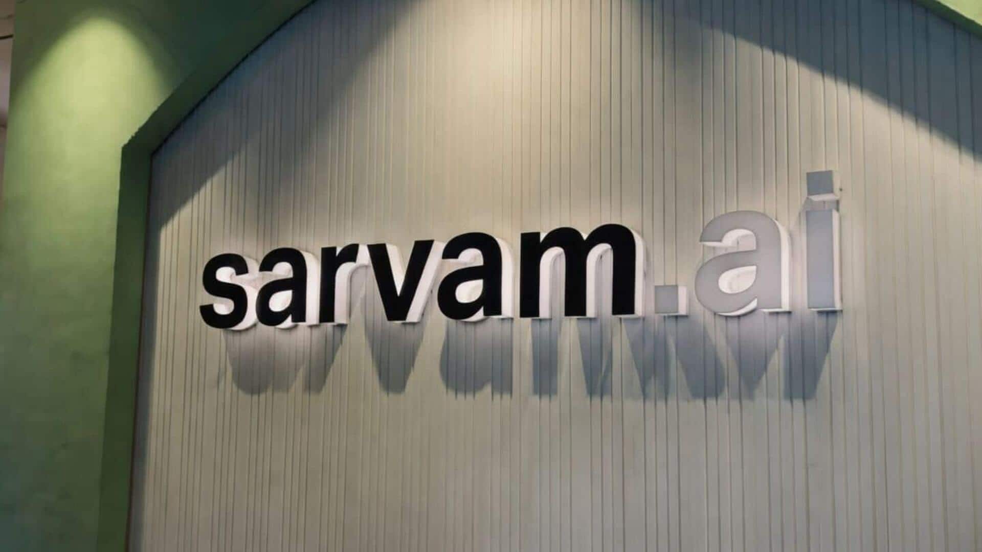 Sarvam launches AI voice agents for businesses