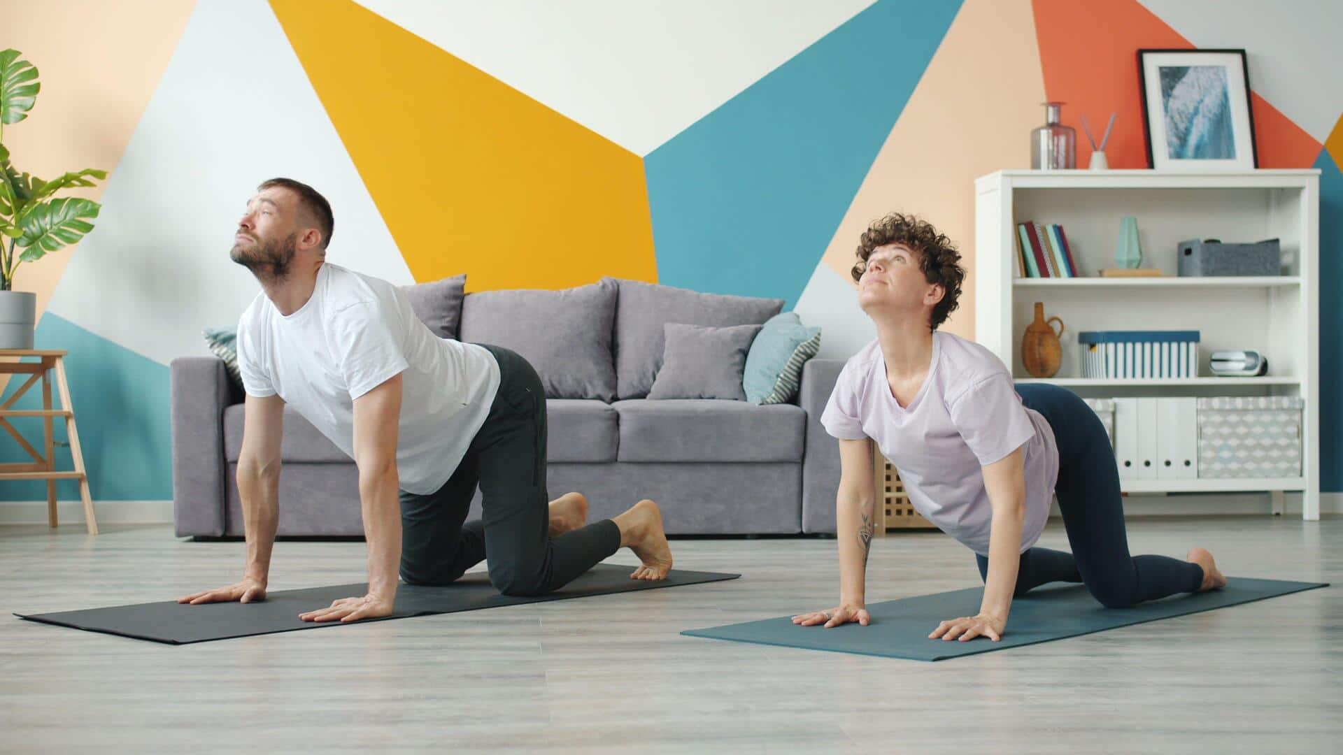 How to do the cat-cow stretch