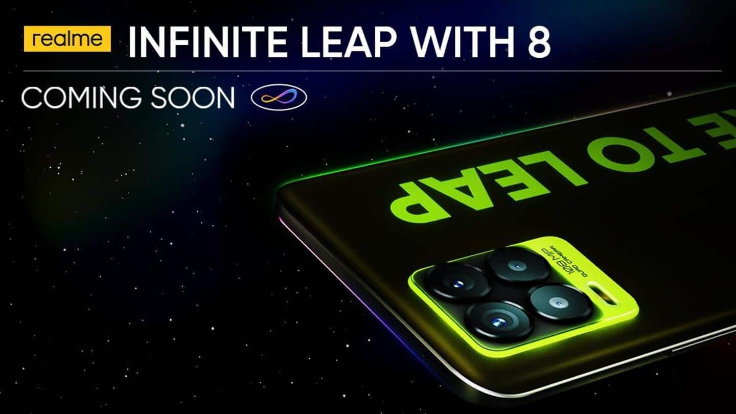 Realme 8, 8 Pro might feature an illuminating back panel