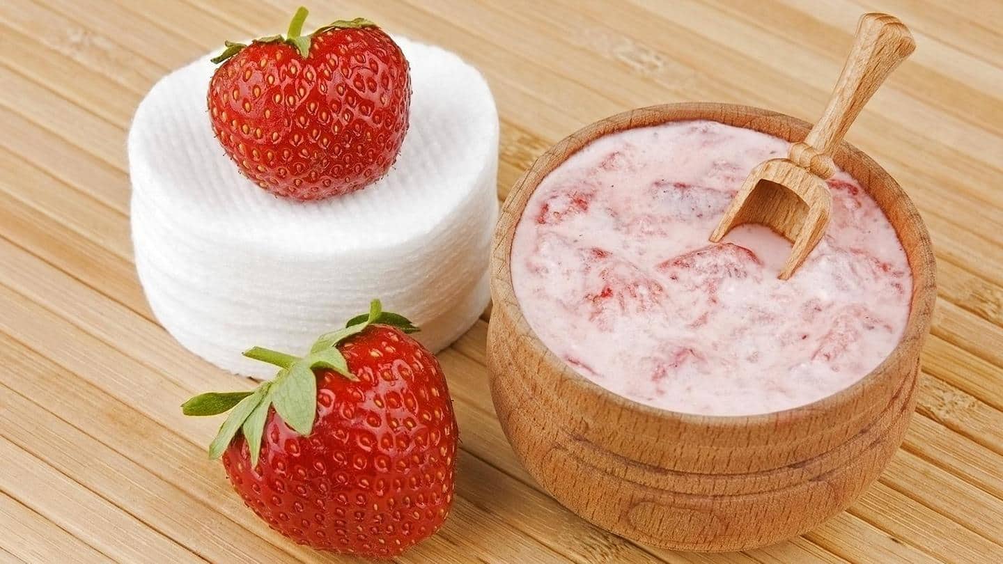 Blemishes to acne, strawberry face mask for every skin concern
