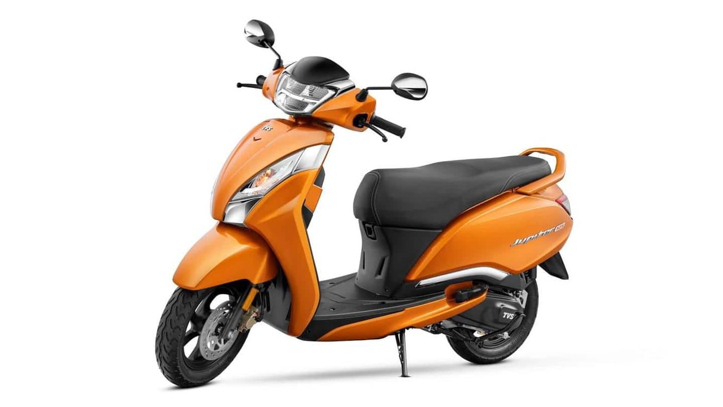 TVS Jupiter 125 scooter launched in India at Rs. 73,400