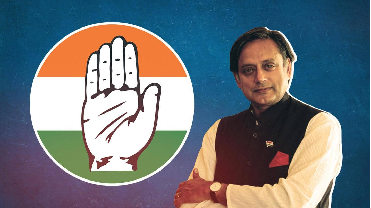 Congress president poll battle heats up: Tharoor gets nomination form