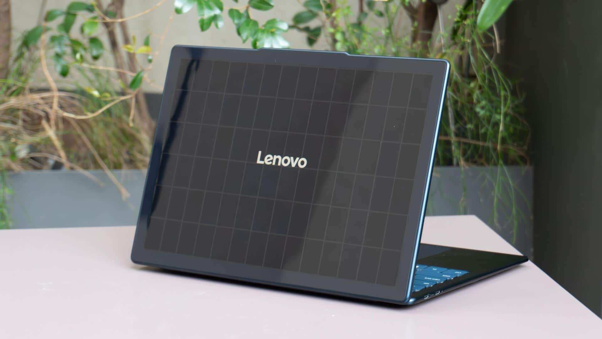 Lenovo's new concept laptop can be charged using solar energy