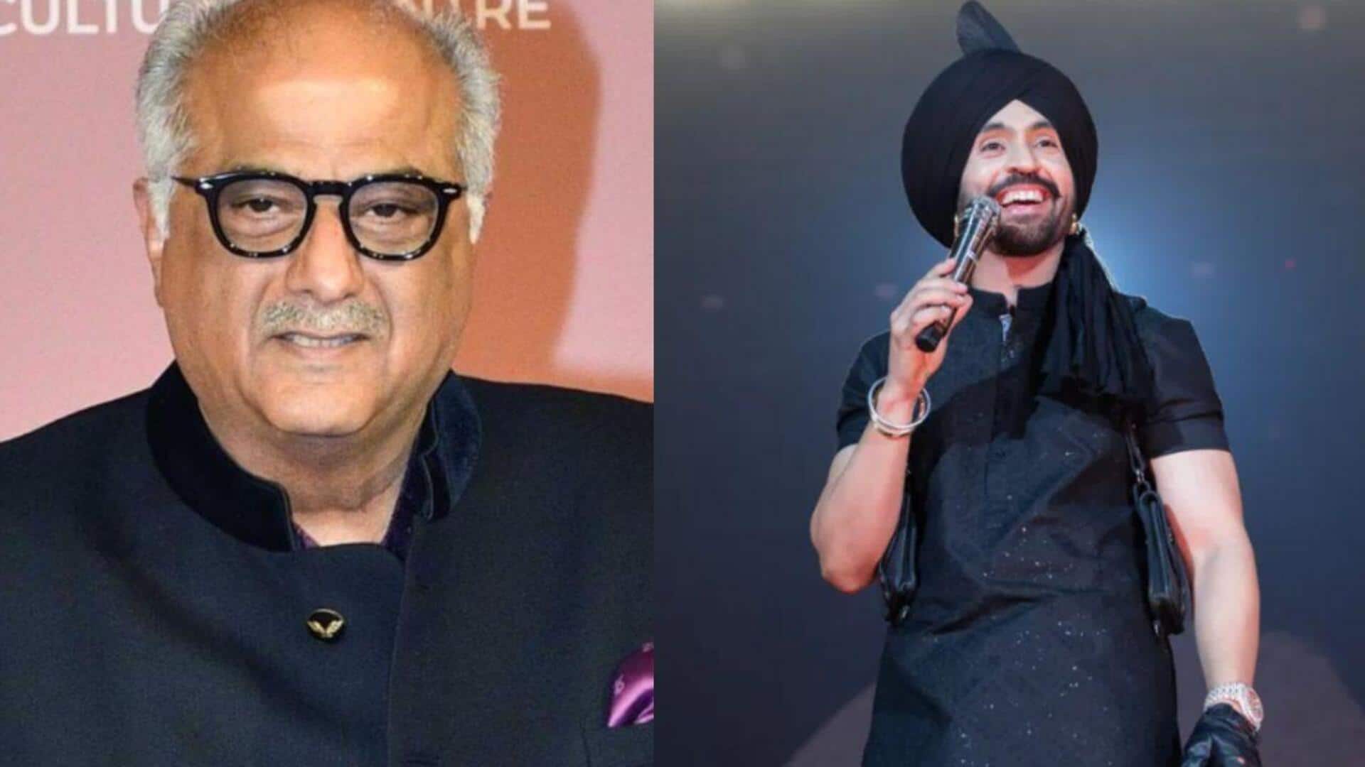 Boney Kapoor denies creative differences led to Diljit Dosanjh's exit