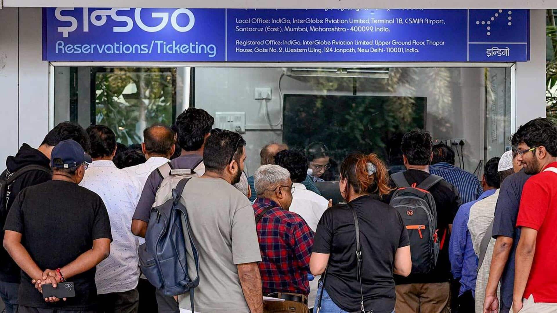 All IndiGo domestic flights out of Delhi canceled till midnight 