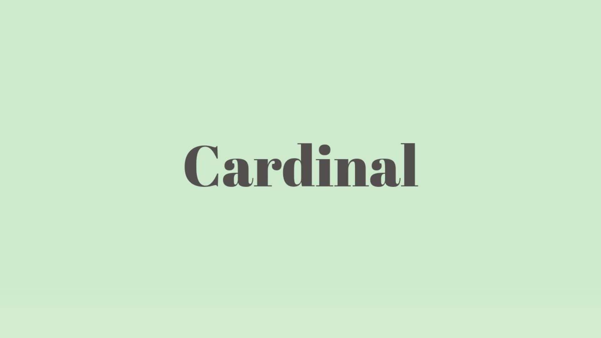 Word of the Day: Cardinal