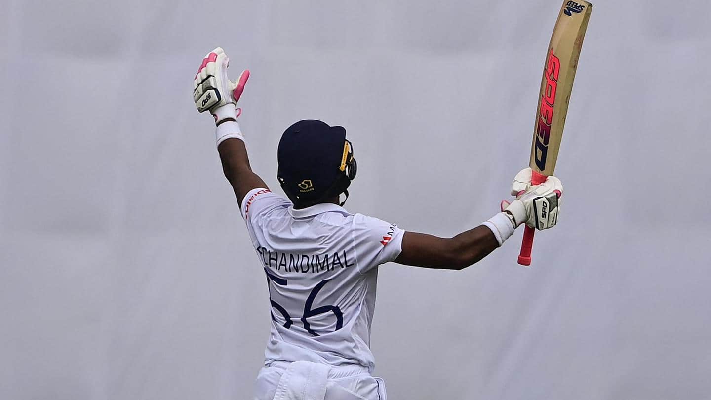 SL's Dinesh Chandimal smashes his 23rd Test fifty: Key stats