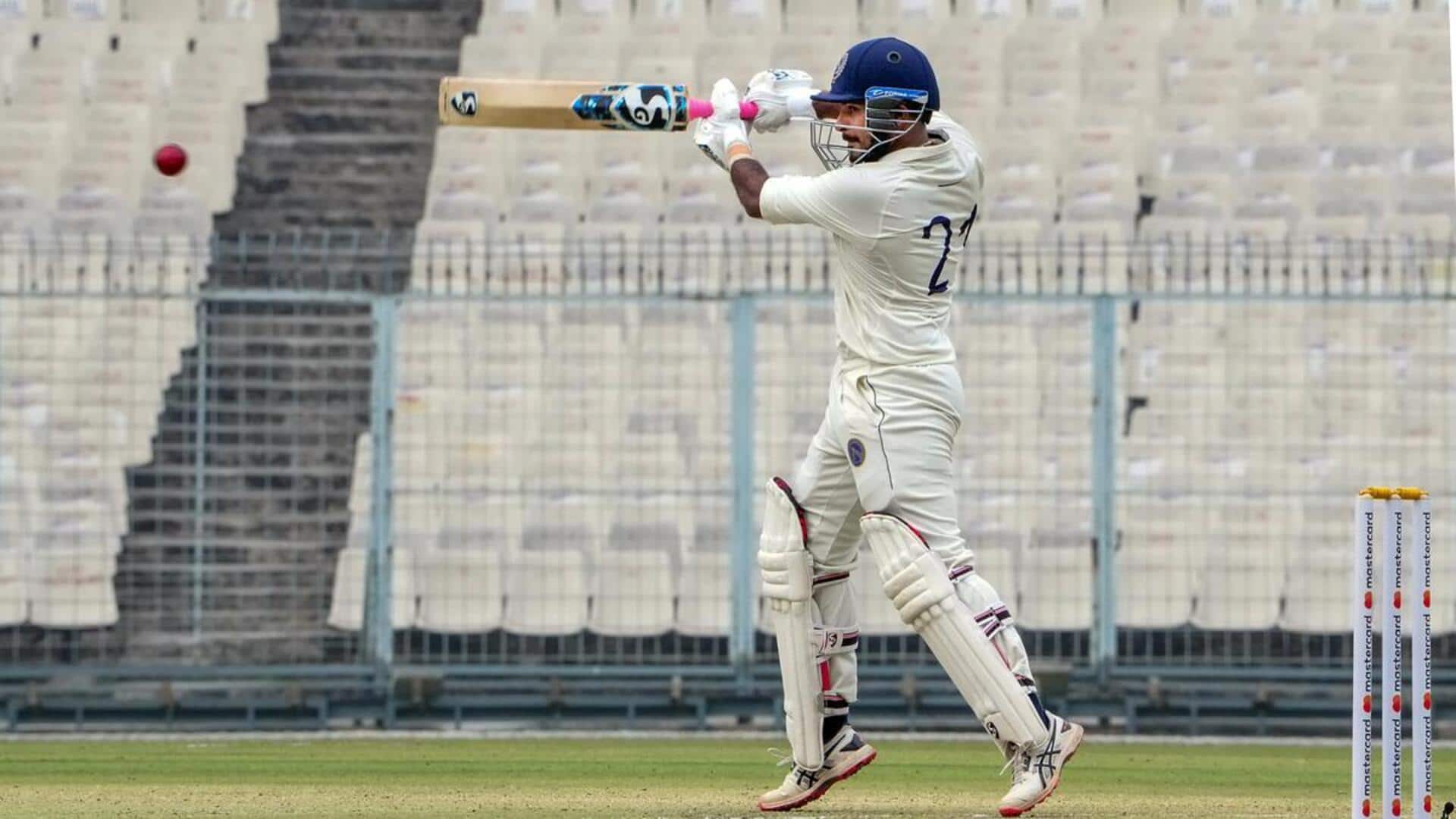 Ranji Trophy 2024: Kumar Suraj shines with 113* against Saurashtra