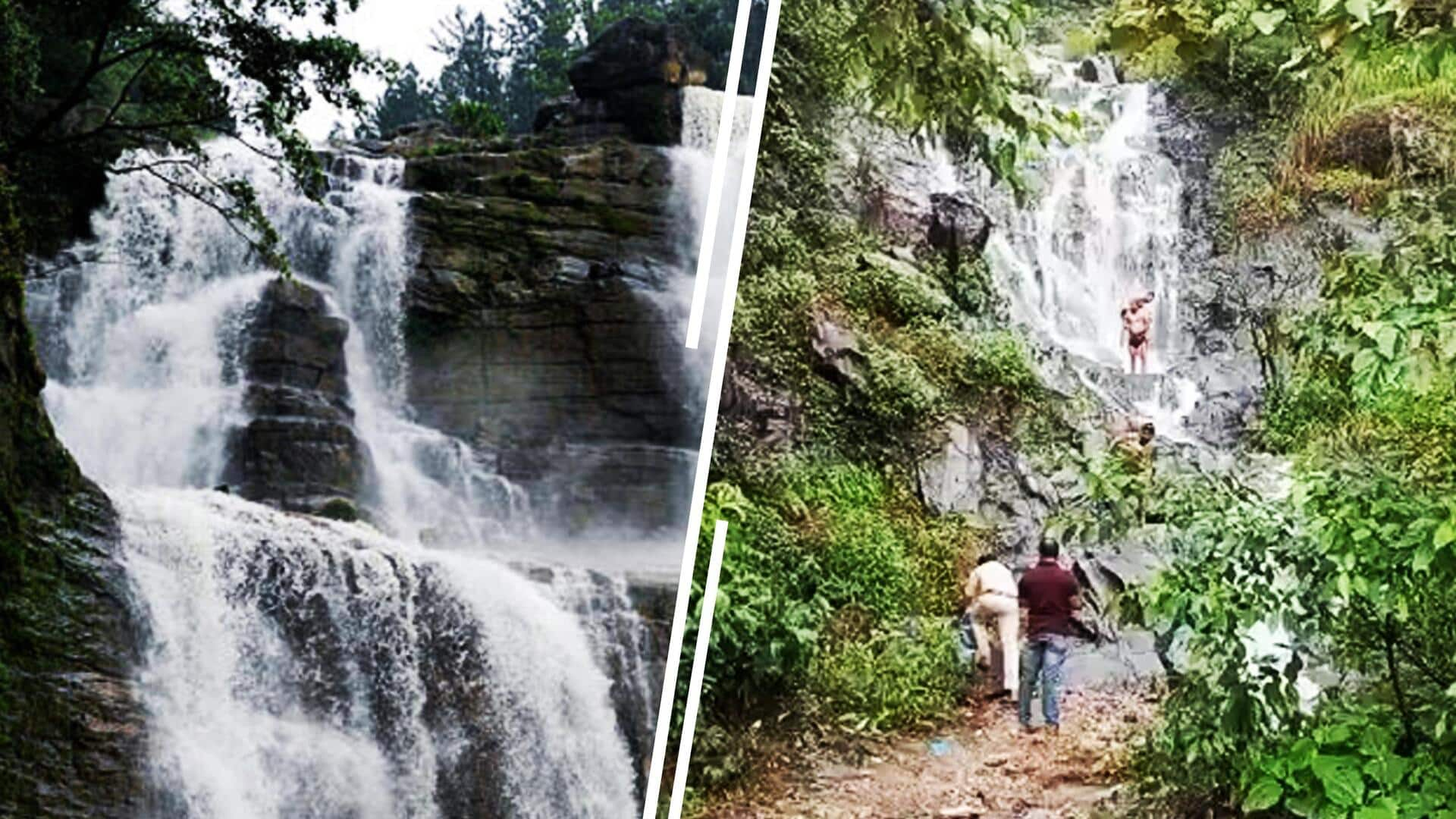 Karnataka police punishes waterfall-bathing tourists by taking away their clothes