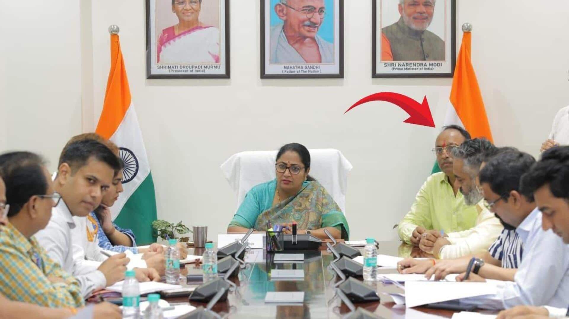 Delhi CM's businessman husband seen attending government meeting; AAP reacts Delhi CM's businessman husband seen attending government meeting; AAP reacts