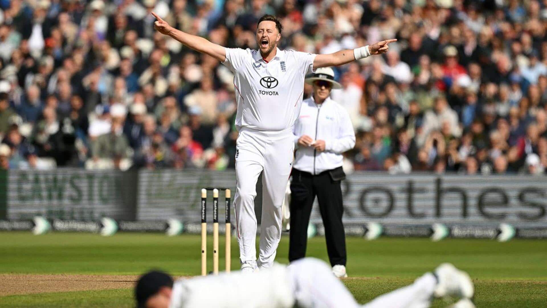 Ollie Robinson achieves unique feat with 100th Test wicket