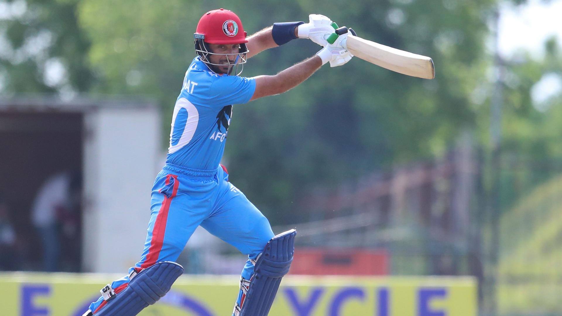 SL vs AFG: Rahmat Shah registers his 23rd ODI fifty