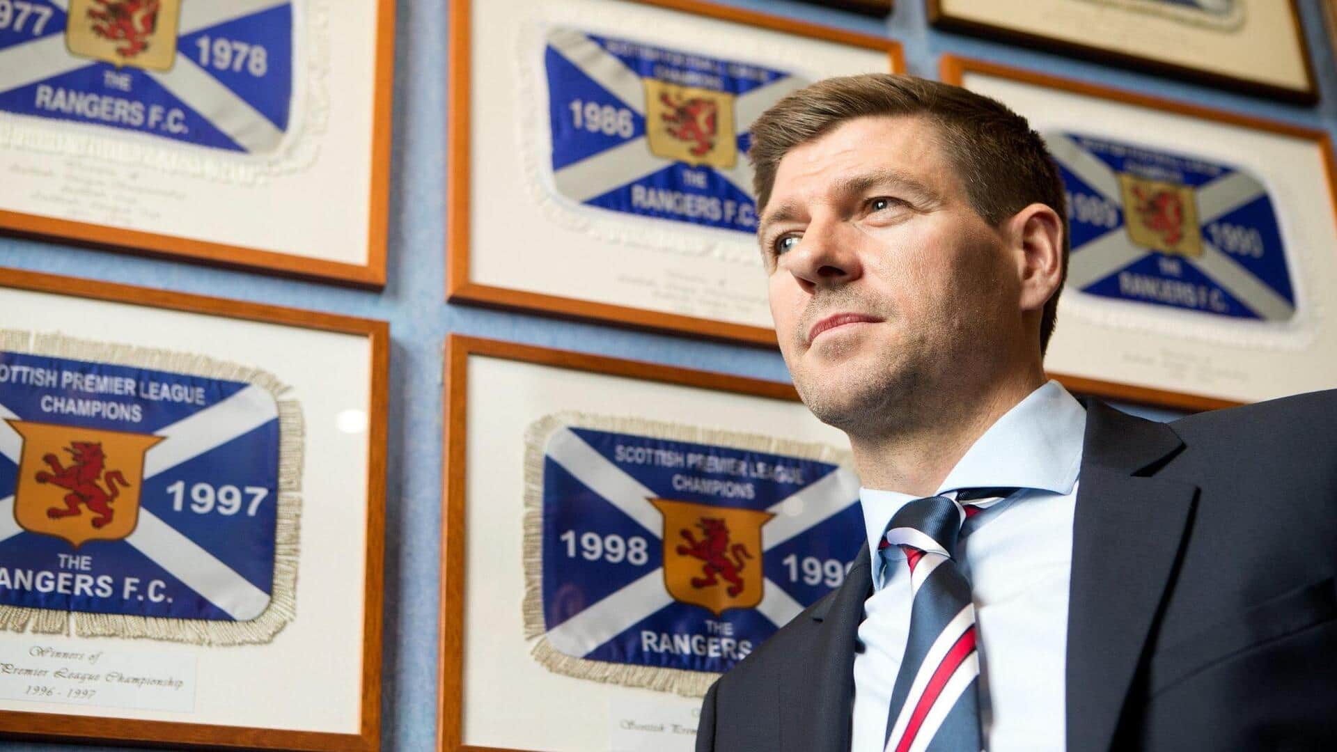 Steven Gerrard turns down Rangers head coach role: Details here