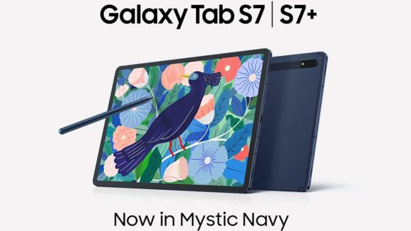 Samsung Tab S7 series gets Mystic Navy color in Korea
