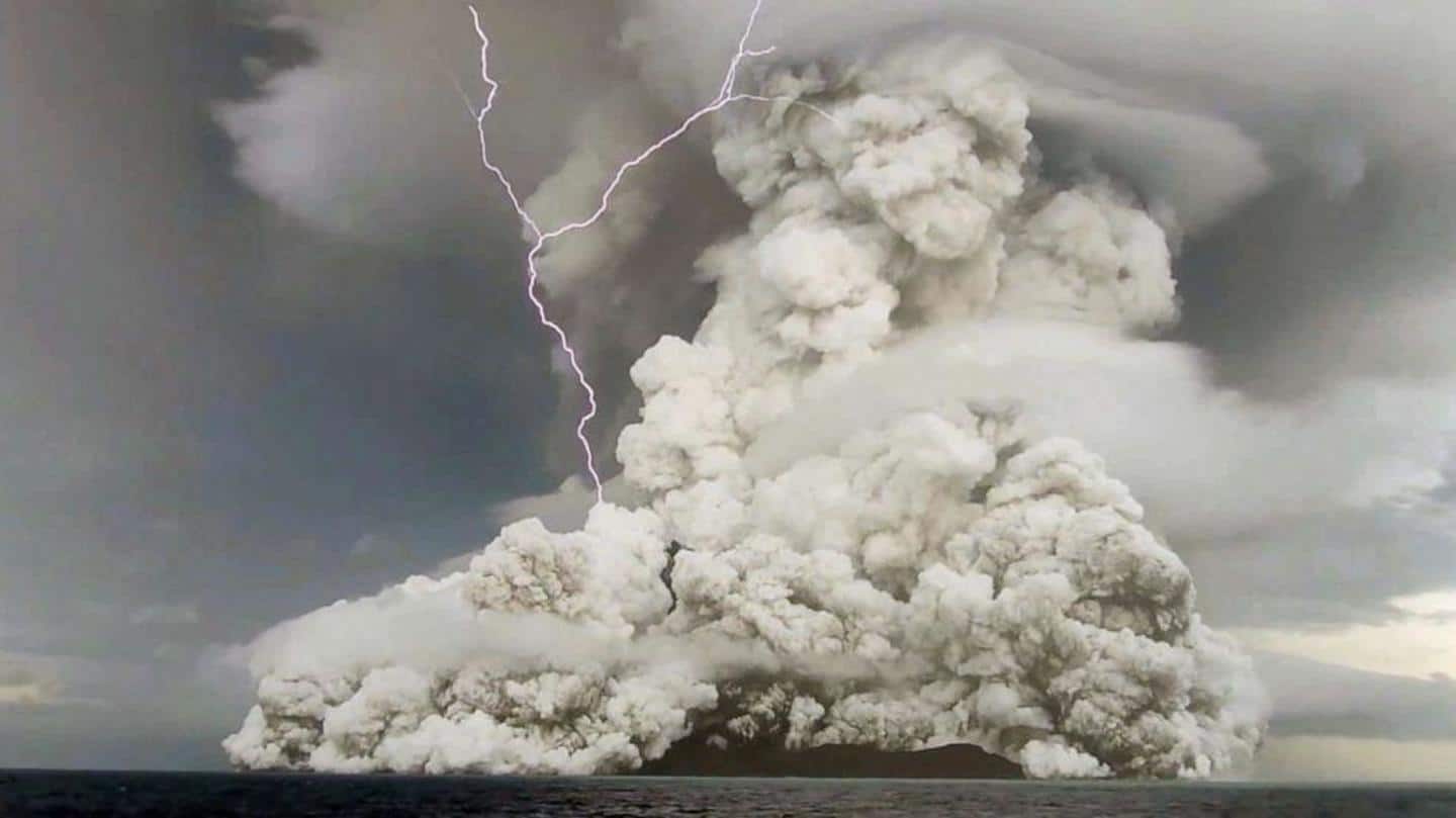 Massive Tonga volcano eruption to cause global warming?