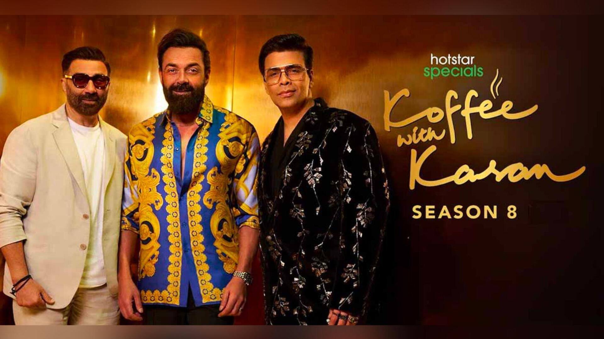 'KWK': Sunny Deol discusses post-'Gadar' struggles, Bobby revisits 'low phase'